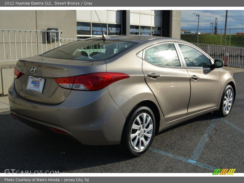 Desert Bronze / Gray 2012 Hyundai Elantra GLS