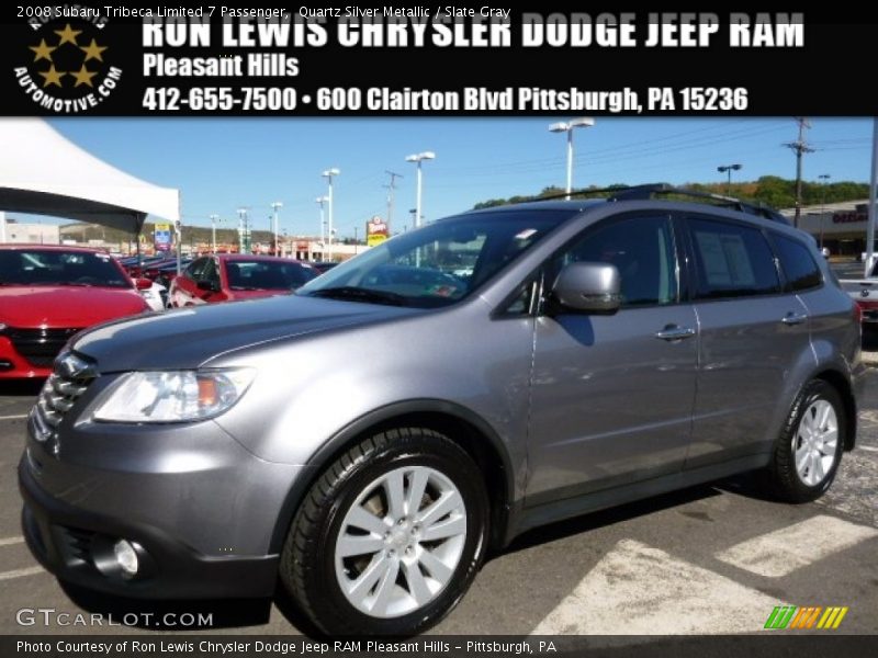 Quartz Silver Metallic / Slate Gray 2008 Subaru Tribeca Limited 7 Passenger