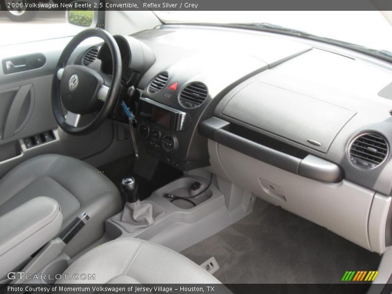 Reflex Silver / Grey 2006 Volkswagen New Beetle 2.5 Convertible