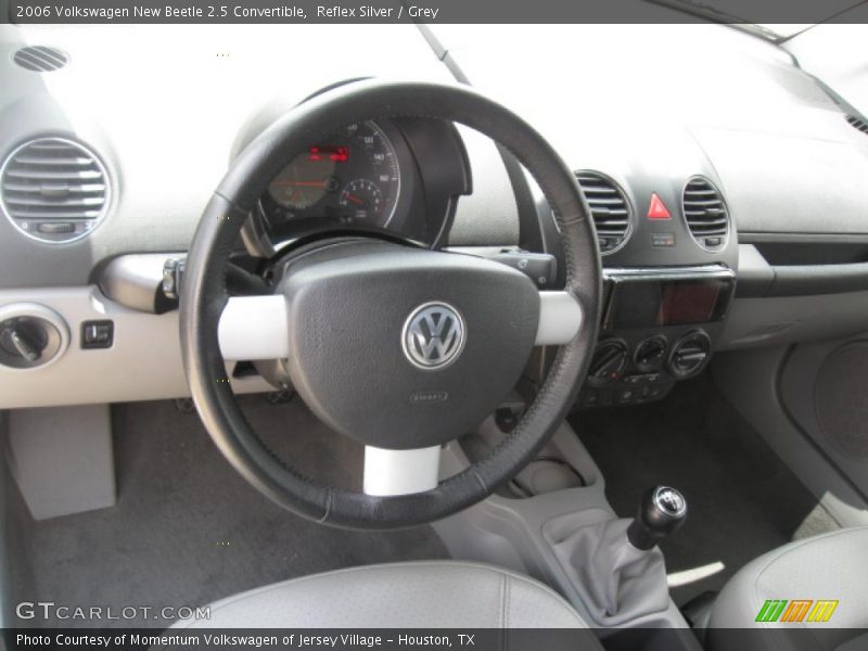 Reflex Silver / Grey 2006 Volkswagen New Beetle 2.5 Convertible