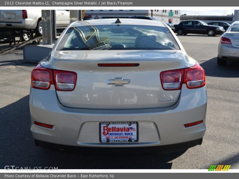 Champagne Silver Metallic / Jet Black/Titanium 2013 Chevrolet Malibu LS
