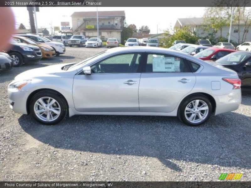 Brilliant Silver / Charcoal 2015 Nissan Altima 2.5 SV