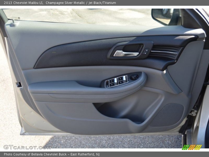 Champagne Silver Metallic / Jet Black/Titanium 2013 Chevrolet Malibu LS