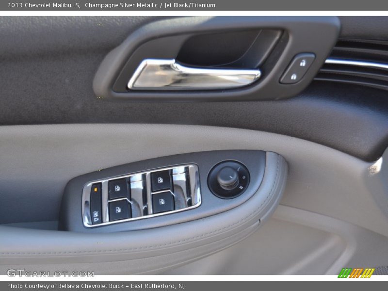 Champagne Silver Metallic / Jet Black/Titanium 2013 Chevrolet Malibu LS