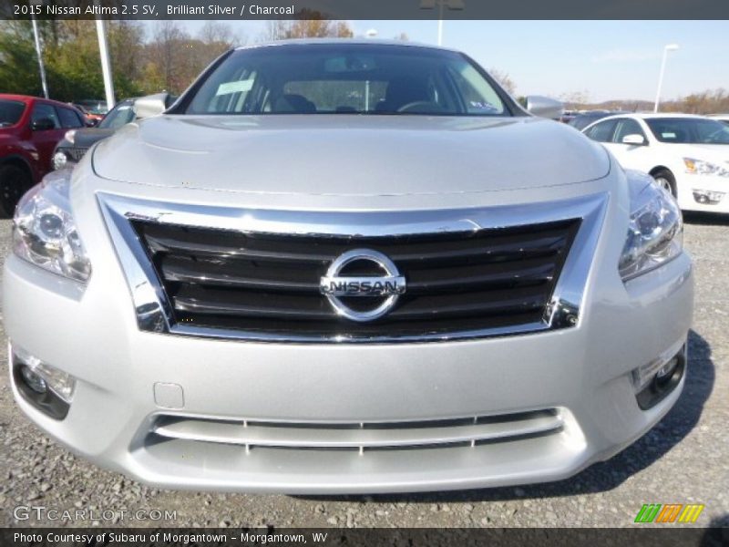 Brilliant Silver / Charcoal 2015 Nissan Altima 2.5 SV