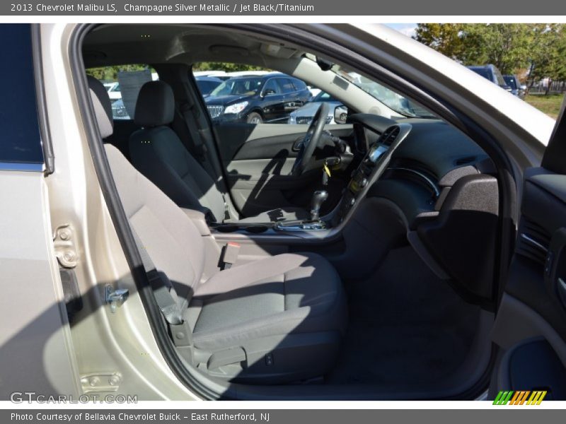 Champagne Silver Metallic / Jet Black/Titanium 2013 Chevrolet Malibu LS
