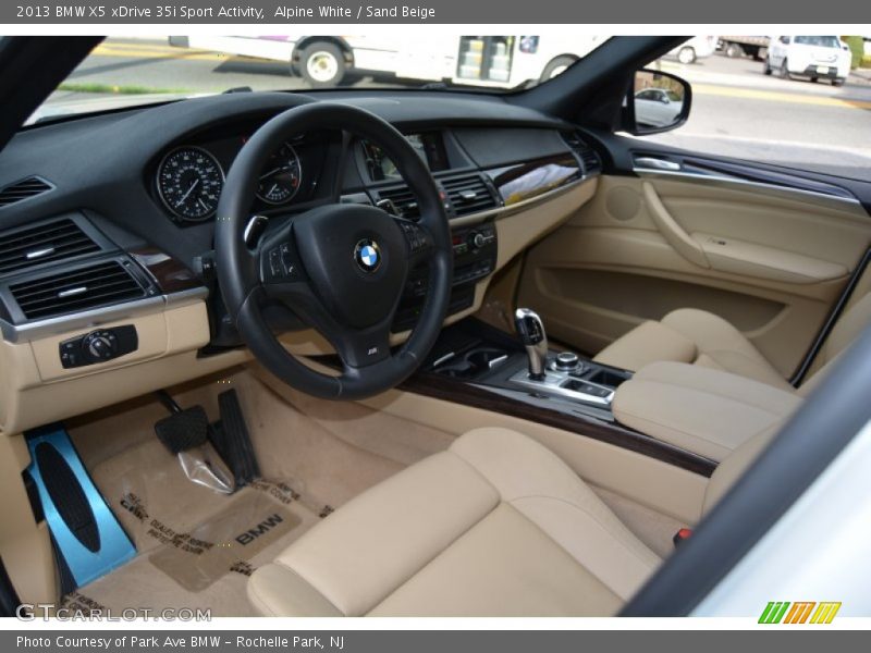 2013 X5 xDrive 35i Sport Activity Sand Beige Interior