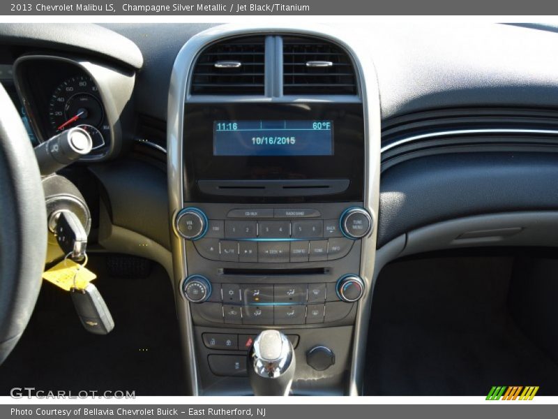 Champagne Silver Metallic / Jet Black/Titanium 2013 Chevrolet Malibu LS