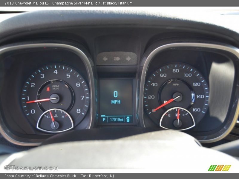 Champagne Silver Metallic / Jet Black/Titanium 2013 Chevrolet Malibu LS