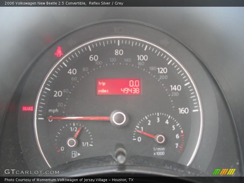 Reflex Silver / Grey 2006 Volkswagen New Beetle 2.5 Convertible