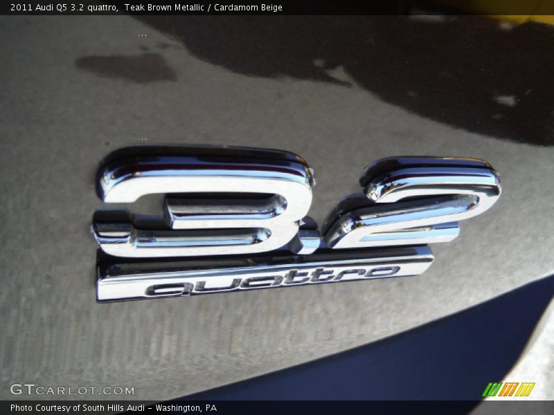 Teak Brown Metallic / Cardamom Beige 2011 Audi Q5 3.2 quattro