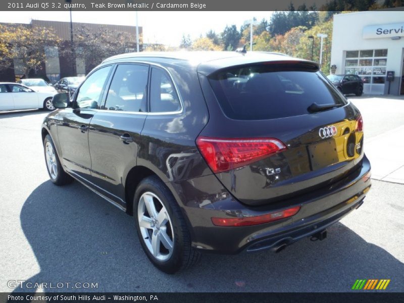 Teak Brown Metallic / Cardamom Beige 2011 Audi Q5 3.2 quattro