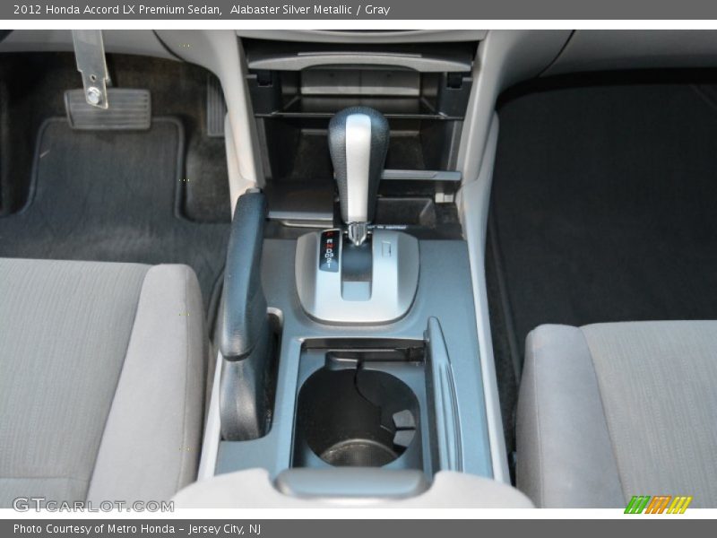 Alabaster Silver Metallic / Gray 2012 Honda Accord LX Premium Sedan