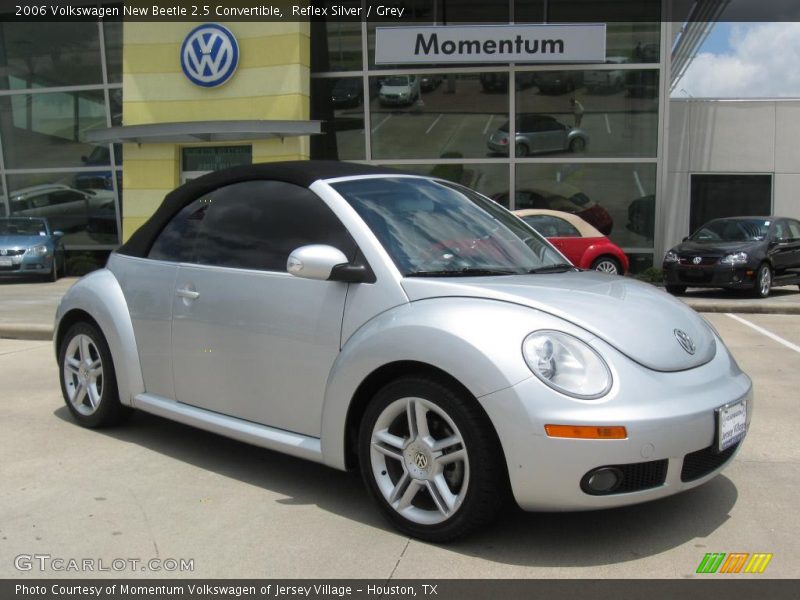 Reflex Silver / Grey 2006 Volkswagen New Beetle 2.5 Convertible