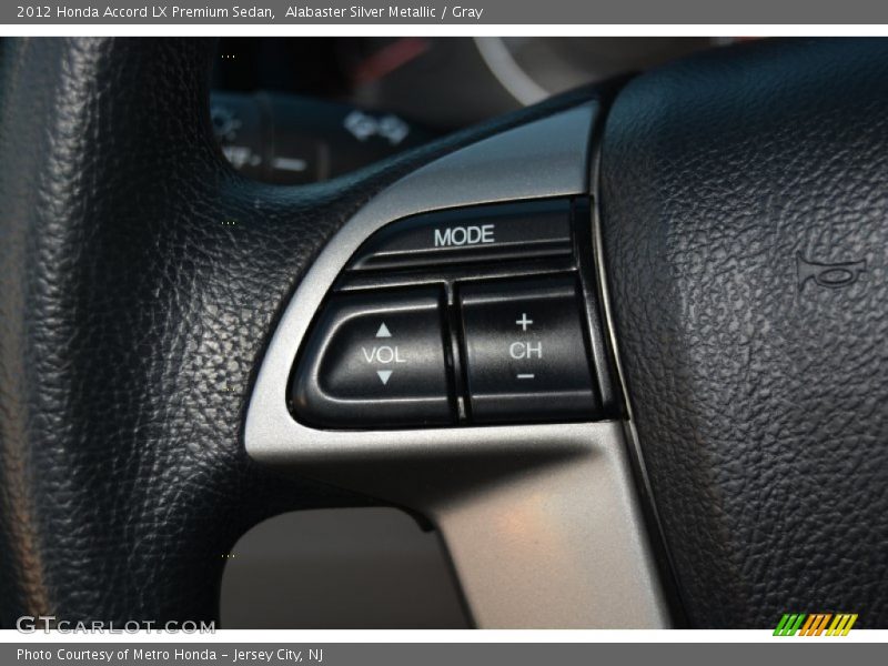 Alabaster Silver Metallic / Gray 2012 Honda Accord LX Premium Sedan