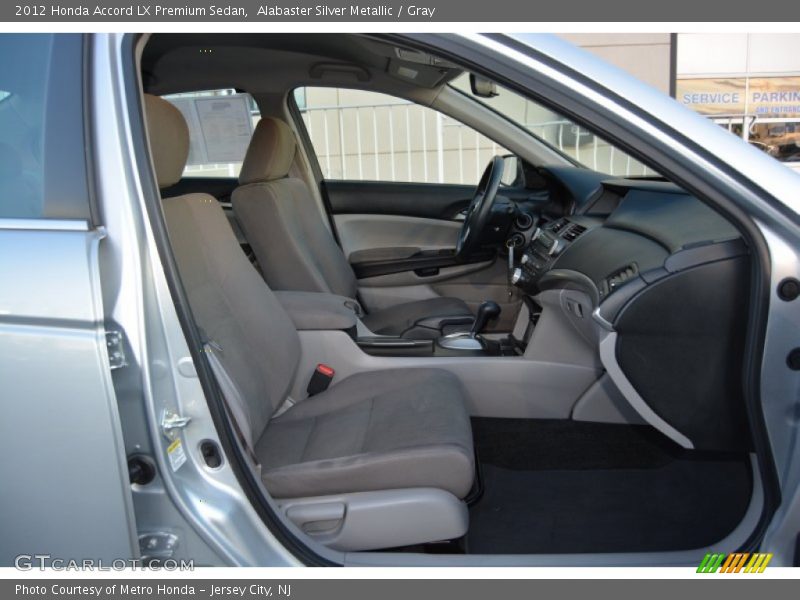 Alabaster Silver Metallic / Gray 2012 Honda Accord LX Premium Sedan