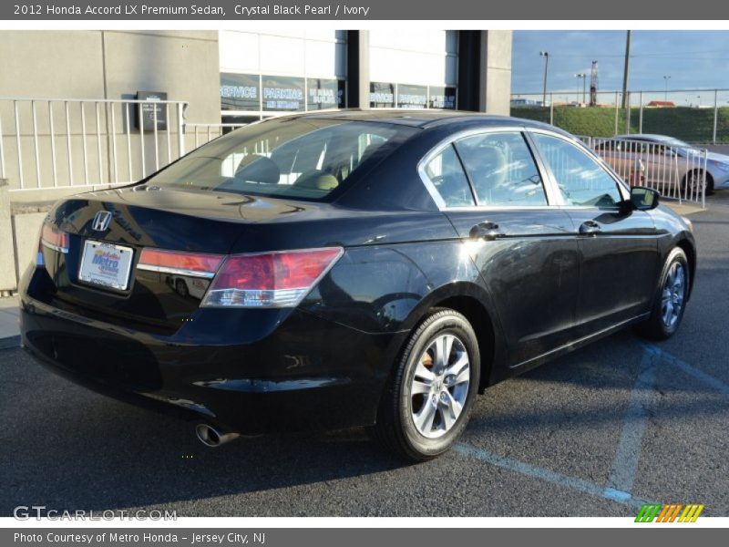 Crystal Black Pearl / Ivory 2012 Honda Accord LX Premium Sedan