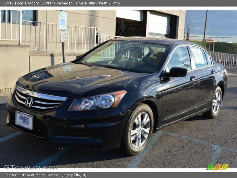 Crystal Black Pearl / Ivory 2012 Honda Accord LX Premium Sedan