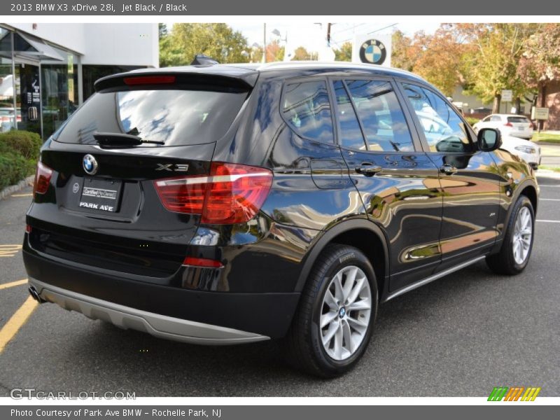 Jet Black / Black 2013 BMW X3 xDrive 28i