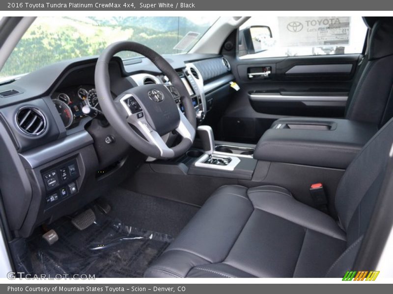 Super White / Black 2016 Toyota Tundra Platinum CrewMax 4x4