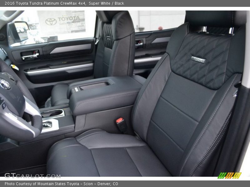Super White / Black 2016 Toyota Tundra Platinum CrewMax 4x4