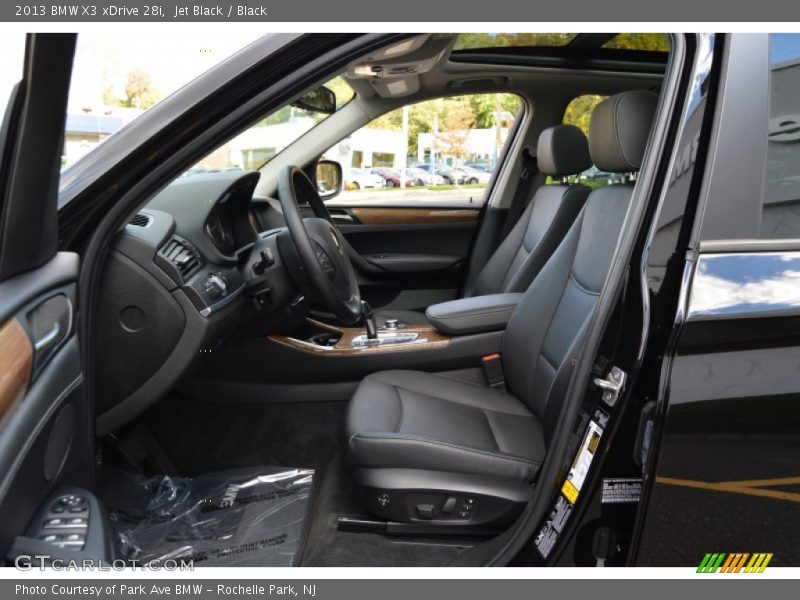 Jet Black / Black 2013 BMW X3 xDrive 28i