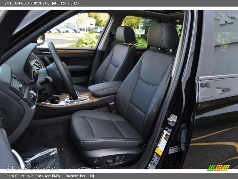 Jet Black / Black 2013 BMW X3 xDrive 28i