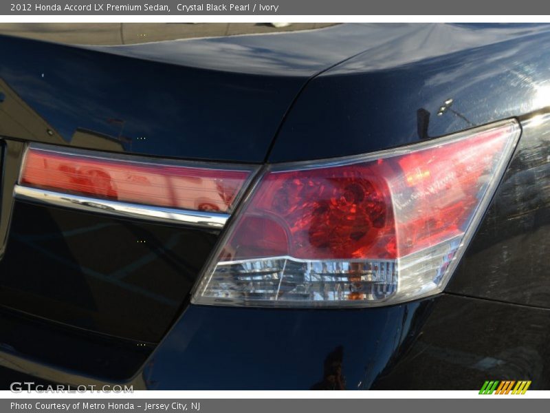 Crystal Black Pearl / Ivory 2012 Honda Accord LX Premium Sedan