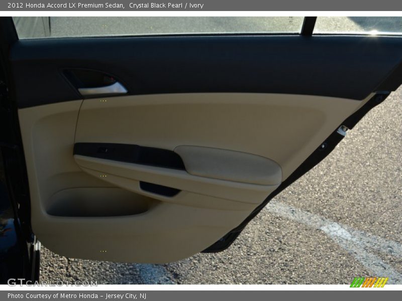 Crystal Black Pearl / Ivory 2012 Honda Accord LX Premium Sedan