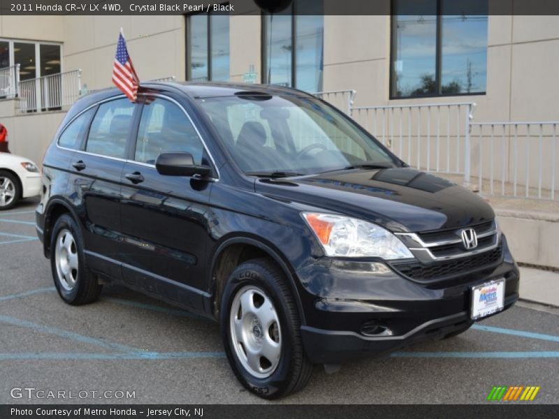 Crystal Black Pearl / Black 2011 Honda CR-V LX 4WD