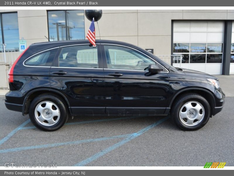 Crystal Black Pearl / Black 2011 Honda CR-V LX 4WD