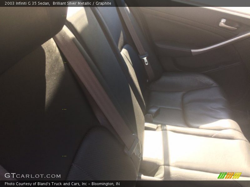Brilliant Silver Metallic / Graphite 2003 Infiniti G 35 Sedan