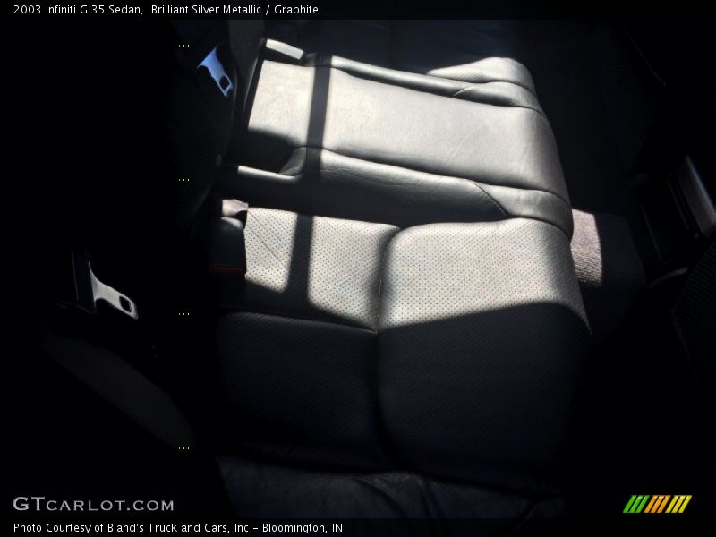 Brilliant Silver Metallic / Graphite 2003 Infiniti G 35 Sedan