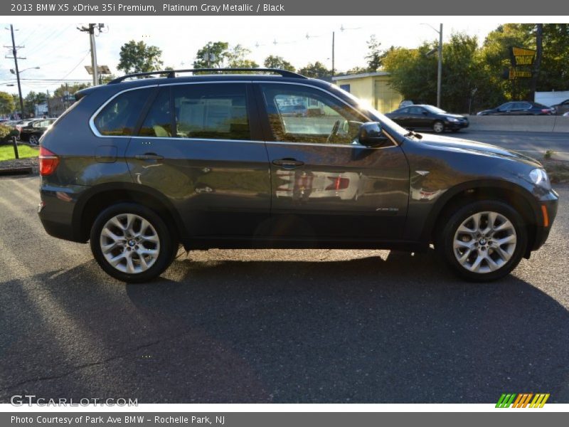 Platinum Gray Metallic / Black 2013 BMW X5 xDrive 35i Premium