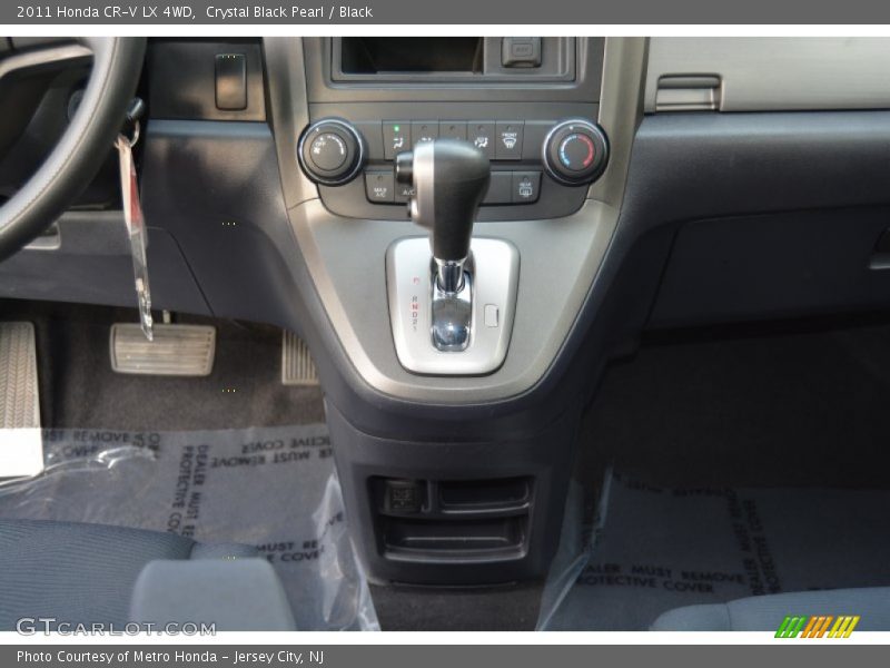 Crystal Black Pearl / Black 2011 Honda CR-V LX 4WD