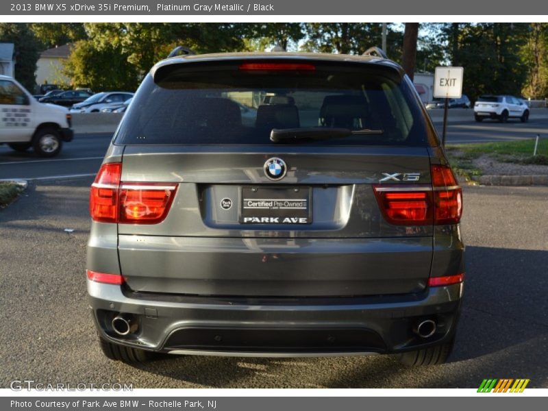 Platinum Gray Metallic / Black 2013 BMW X5 xDrive 35i Premium