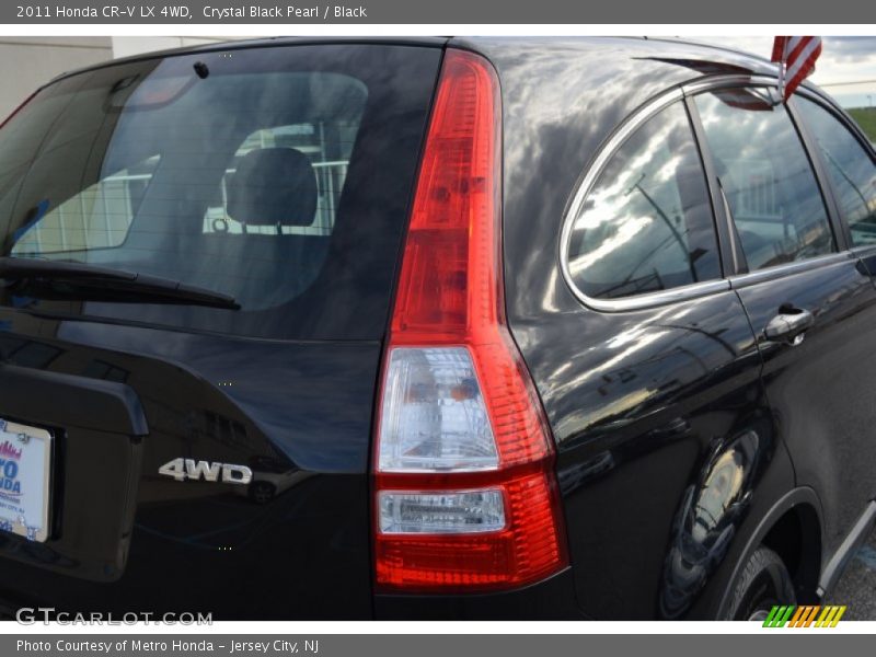 Crystal Black Pearl / Black 2011 Honda CR-V LX 4WD