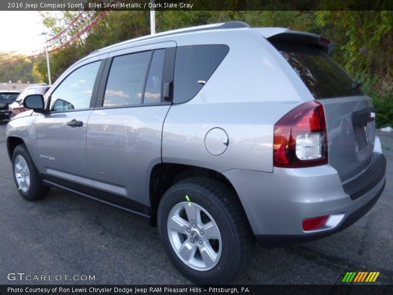 Billet Silver Metallic / Dark Slate Gray 2016 Jeep Compass Sport