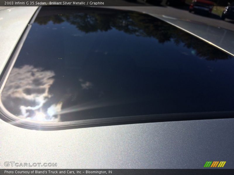 Brilliant Silver Metallic / Graphite 2003 Infiniti G 35 Sedan