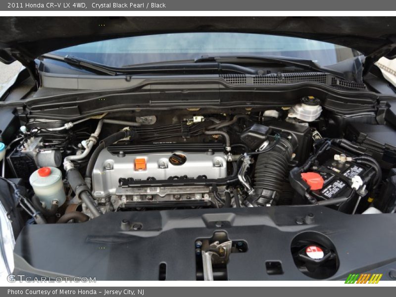 Crystal Black Pearl / Black 2011 Honda CR-V LX 4WD