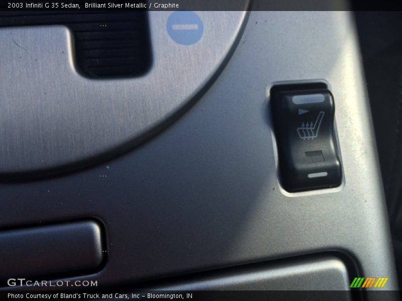 Brilliant Silver Metallic / Graphite 2003 Infiniti G 35 Sedan