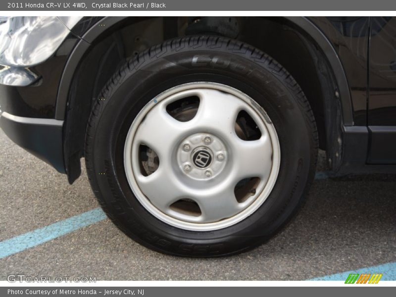 Crystal Black Pearl / Black 2011 Honda CR-V LX 4WD
