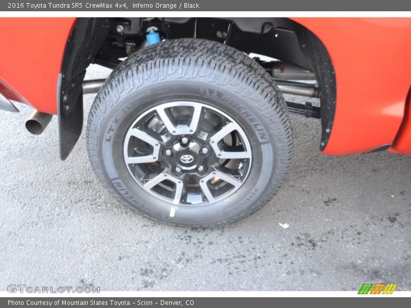 Inferno Orange / Black 2016 Toyota Tundra SR5 CrewMax 4x4