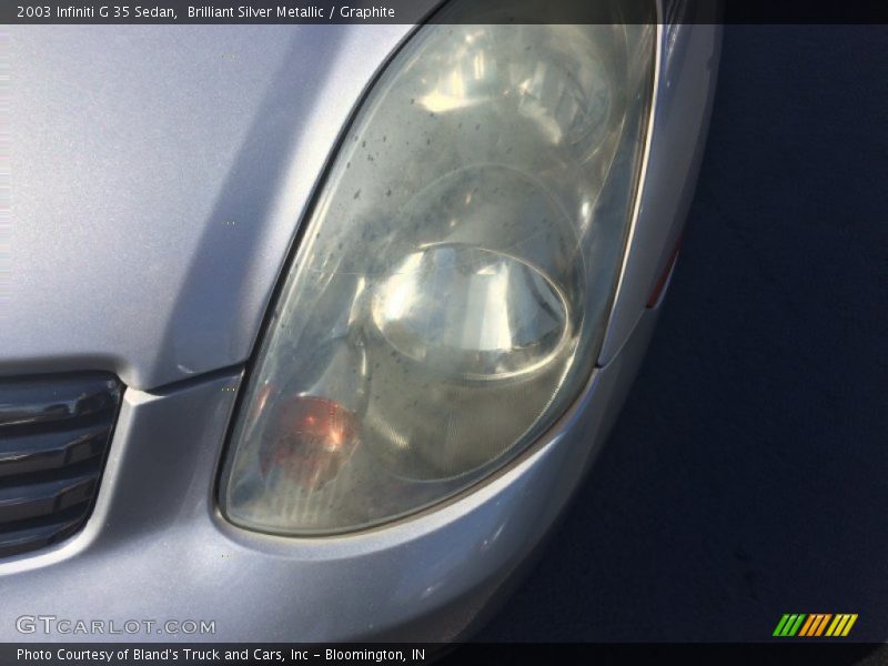 Brilliant Silver Metallic / Graphite 2003 Infiniti G 35 Sedan