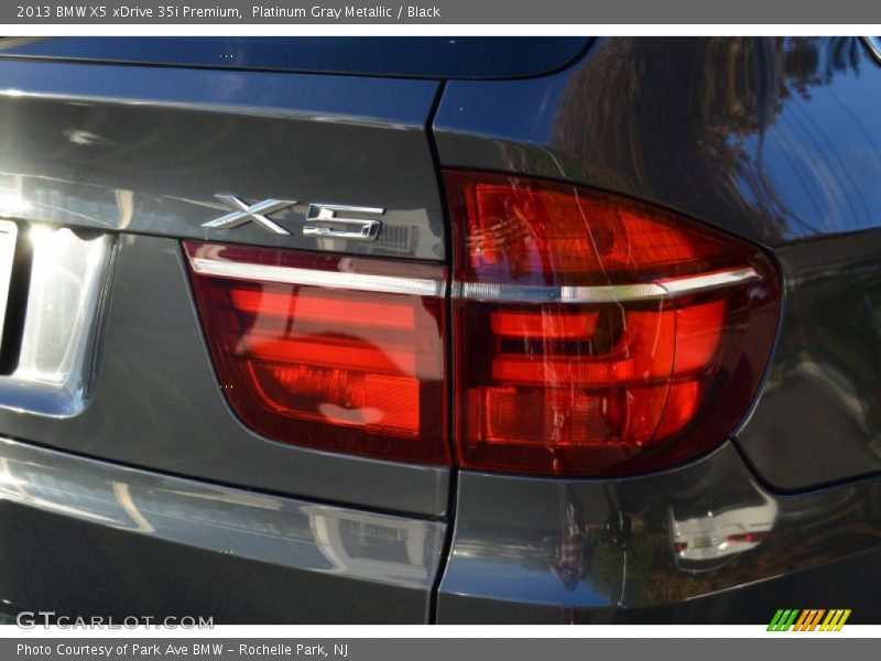 Platinum Gray Metallic / Black 2013 BMW X5 xDrive 35i Premium