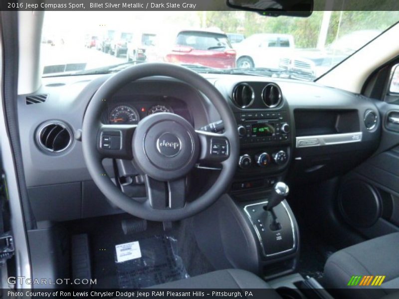  2016 Compass Sport Dark Slate Gray Interior