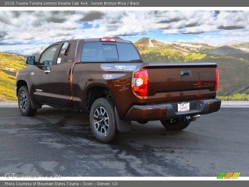 Sunset Bronze Mica / Black 2016 Toyota Tundra Limited Double Cab 4x4