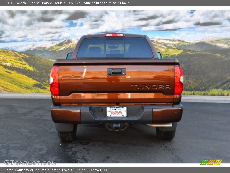 Sunset Bronze Mica / Black 2016 Toyota Tundra Limited Double Cab 4x4