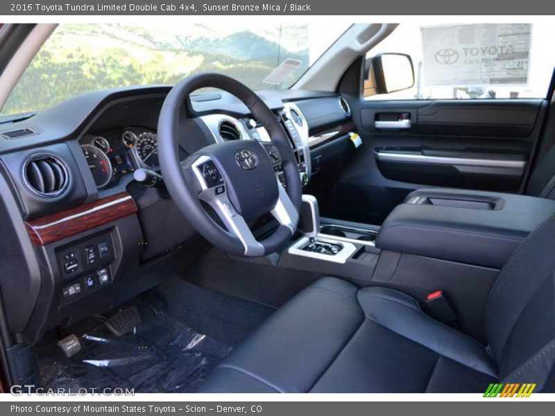  2016 Tundra Limited Double Cab 4x4 Black Interior