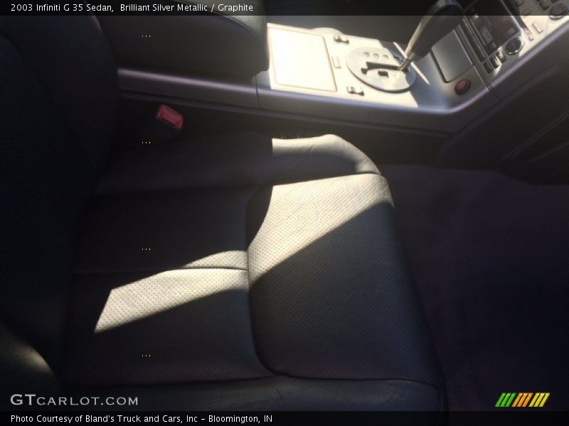 Brilliant Silver Metallic / Graphite 2003 Infiniti G 35 Sedan
